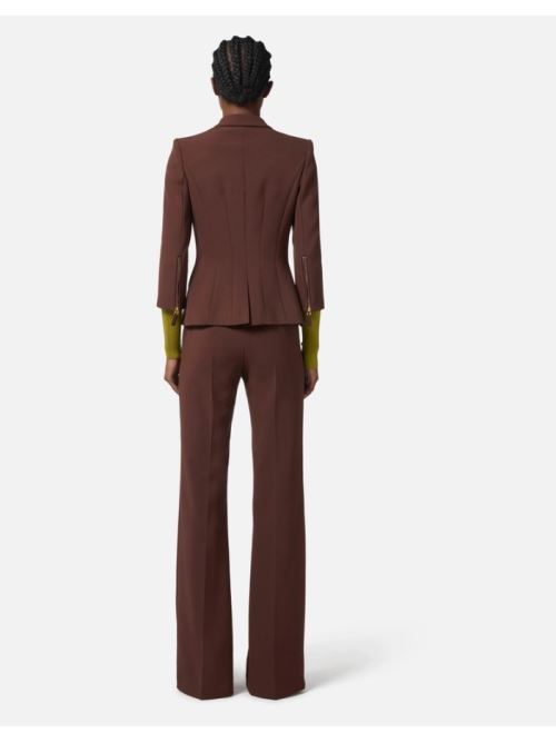 Light crepe and satin trousers ELISABETTA FRANCHI | PA18462E2.644